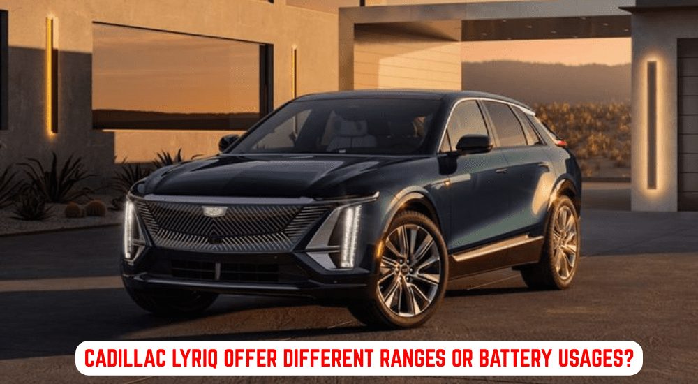 do the driving modes in cadillac lyriq offer different ranges or battery usages?