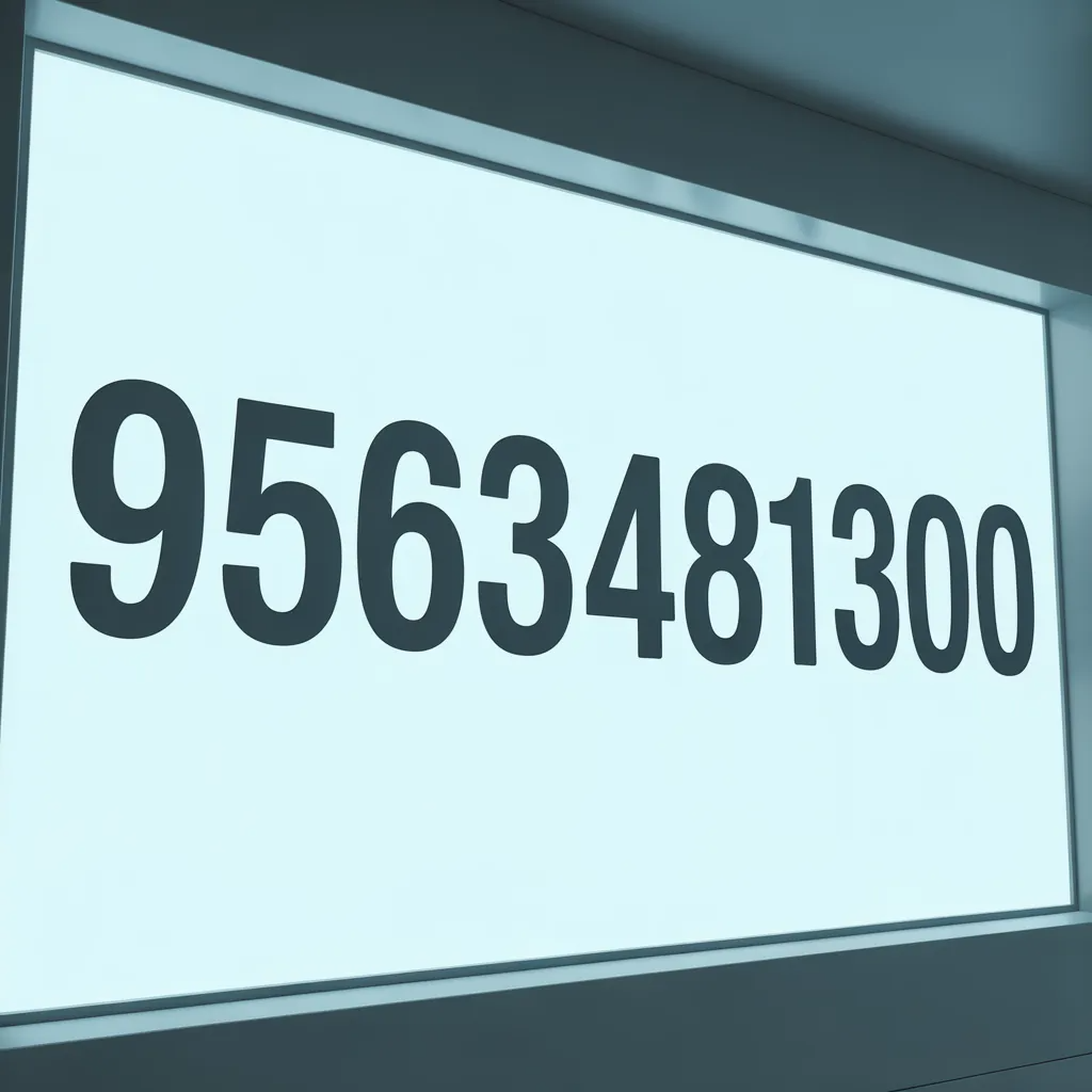 9563481300